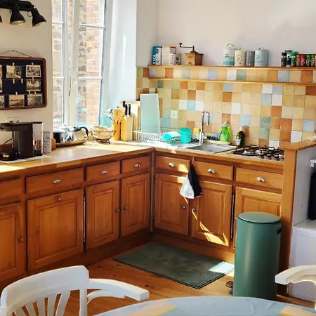 De Charme En Duplex Face Au Port De Lägenhet Barfleur